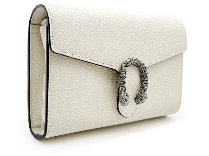 Gucci [Mini] Borsa a catena Dionysus in pelle Ivory - vista 6