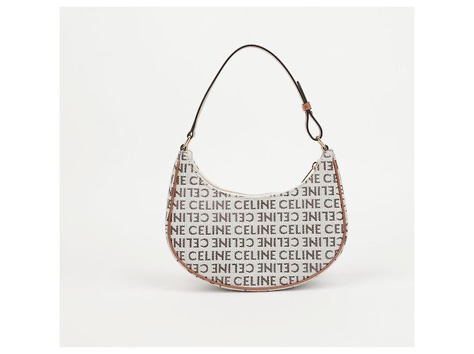 Céline Borsa a tracolla con logo a lettere - vista 3