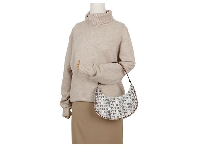 Céline Borsa a tracolla con logo a lettere - vista 9