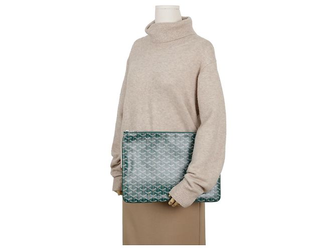 Goyard Clutch Sena MGM Green - vista 10