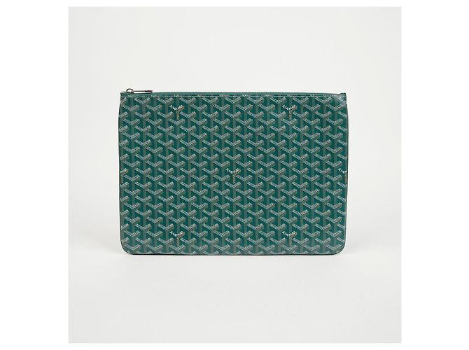 Goyard Clutch Sena MGM Green - vista 2