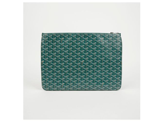 Goyard Clutch Sena MGM Green - vista 3