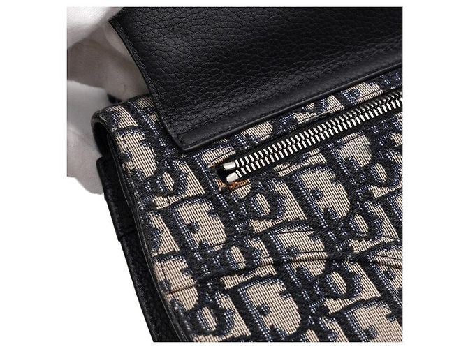 Dior Borsa a tracolla e borsa cintura Oblique Saddle Pouch da uomo - vista 10