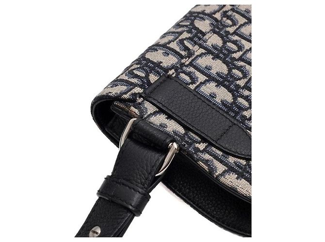 Dior Borsa a tracolla e borsa cintura Oblique Saddle Pouch da uomo - vista 11