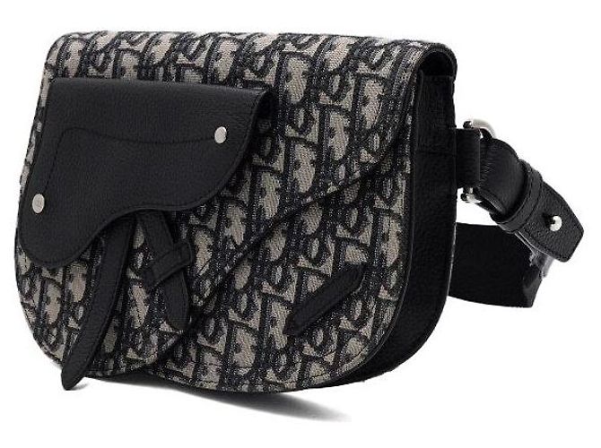 Dior Borsa a tracolla e borsa cintura Oblique Saddle Pouch da uomo - vista 2