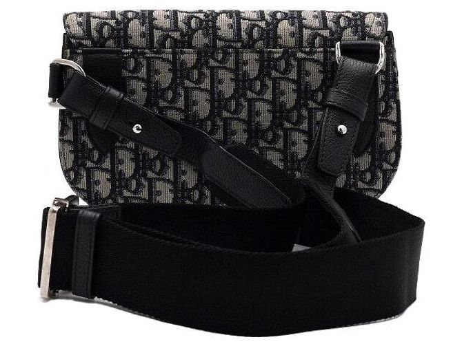 Dior Borsa a tracolla e borsa cintura Oblique Saddle Pouch da uomo - vista 4