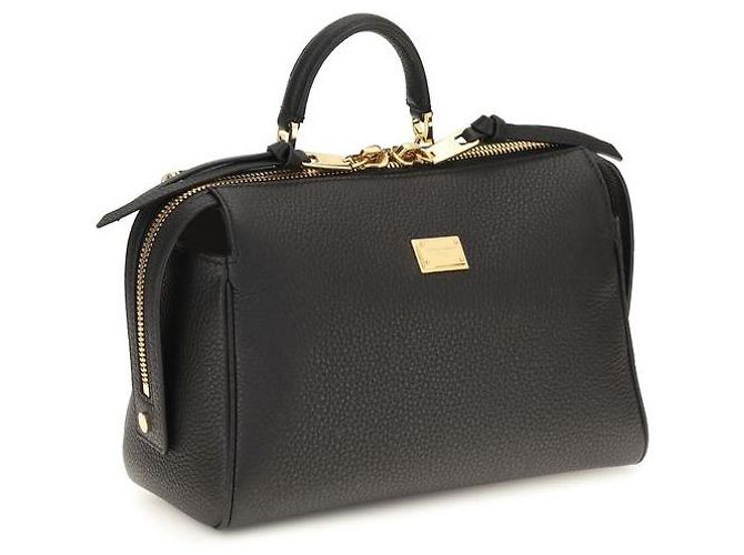 Dolce & Gabbana Borsa Bos Taurus in pelle di vitello nera - vista 2