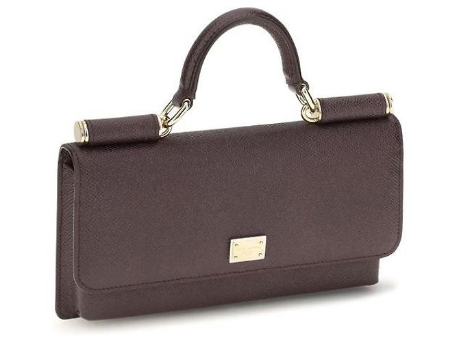 Dolce & Gabbana Borsa a tracolla Bos Taurus in pelle di vitello marrone - vista 2