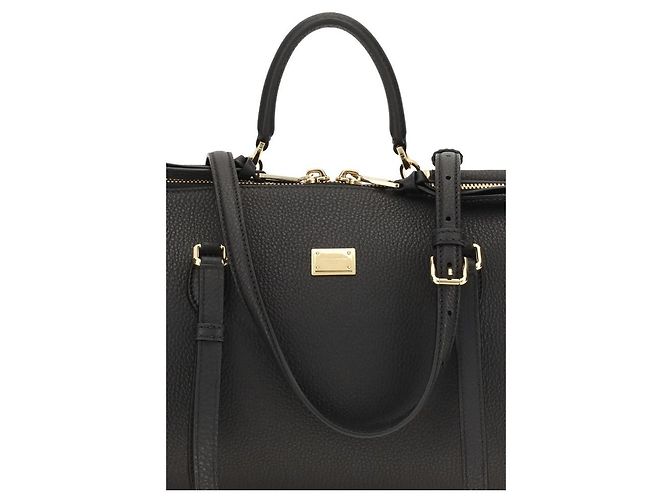 Dolce & Gabbana Borsa a tracolla Bos Taurus in pelle di vitello nera - vista 4
