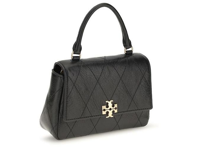 Tory Burch Cartera Bos Taurus de piel de becerro negra - vista 2
