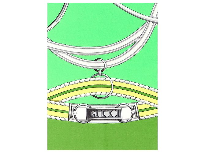 Gucci Sciarpa in seta multicolore - vista 2