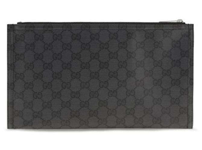 Gucci Clutch in tessuto nera - vista 2