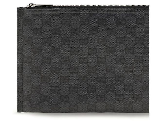 Gucci Clutch in tessuto nera - vista 3