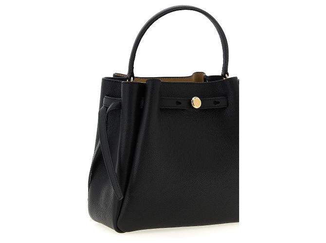 Tory Burch Borsa in pelle di vacchetta nera - vista 3