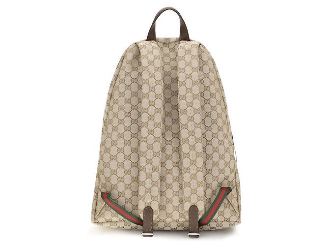 Gucci Zaino in tessuto beige - vista 2