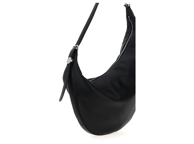 Marni Borsa a tracolla in vitello nero - vista 3