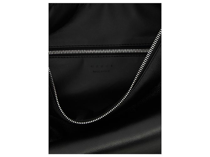 Marni Borsa a tracolla in vitello nero - vista 4
