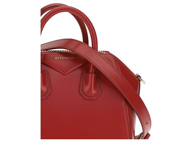 Givenchy  mala Bos Taurus em couro de bezerro vermelho - vista 4