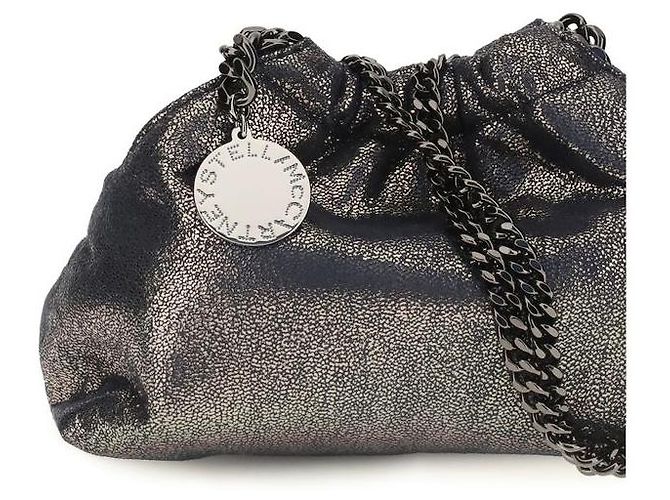Stella Mc Cartney Borsa a tracolla in poliestere blu - vista 4