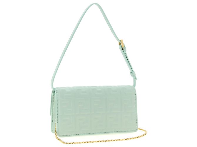 Fendi Schultertasche aus bicolor Lammleder - Ansicht 2