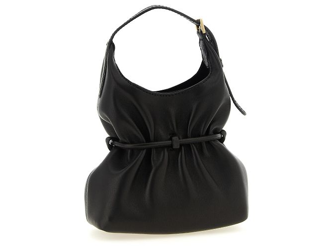 Balmain Borsa a mano in pelle di agnello nera - vista 2