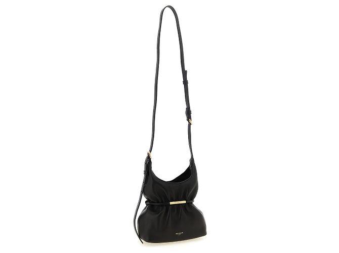 Balmain Borsa a mano in pelle di agnello nera - vista 3