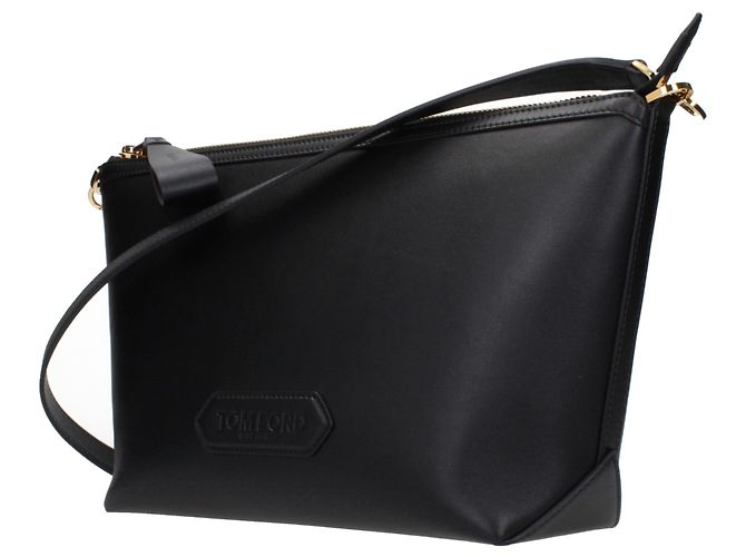 Tom Ford Borsa crossbody in pelle nera - vista 2
