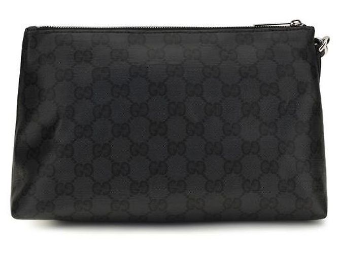 Gucci Clutch in tessuto nera - vista 2
