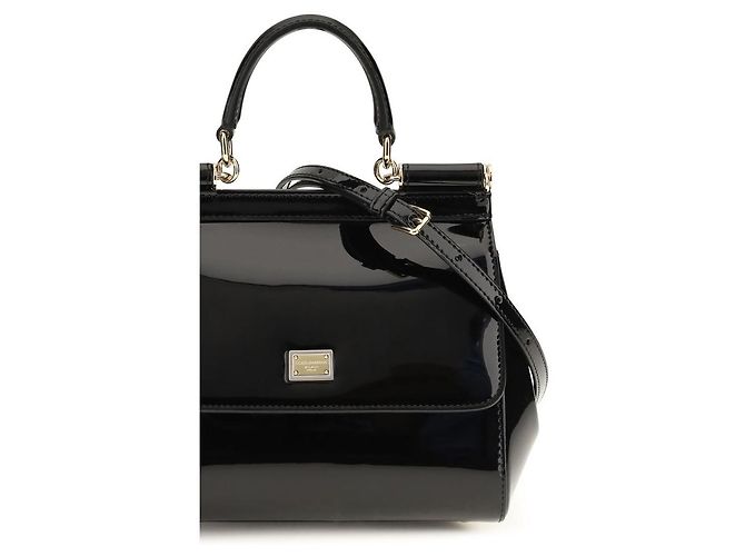 Dolce & Gabbana Borsa Bos Taurus in pelle di vitello nera - vista 4