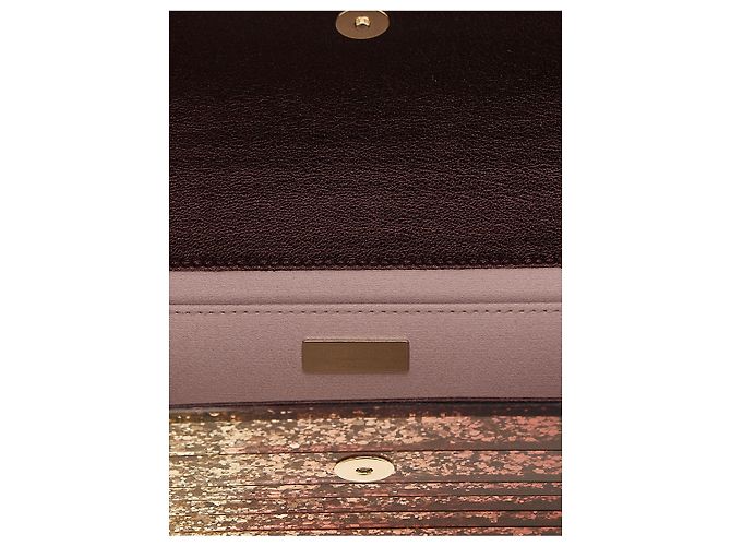Jimmy Choo Clutch multicolore in viscosa - vista 4