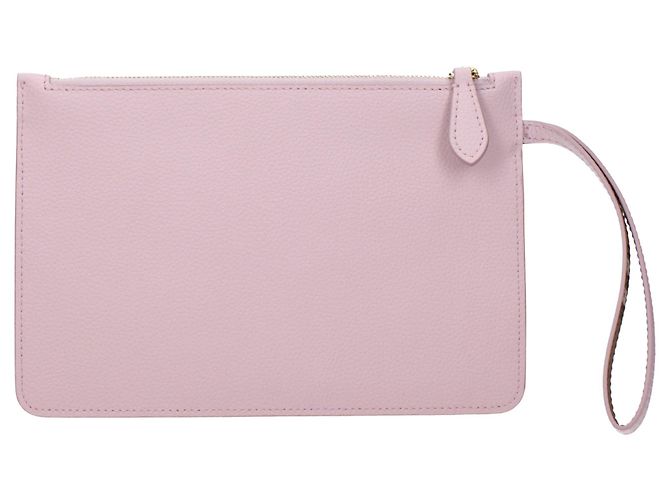 Burberry Clutch in pelle rosa - vista 3