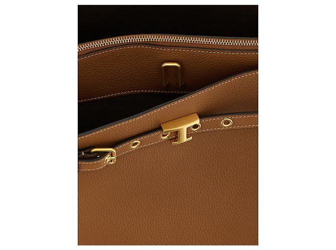 Tod's Borsa in pelle di vitello marrone - vista 4