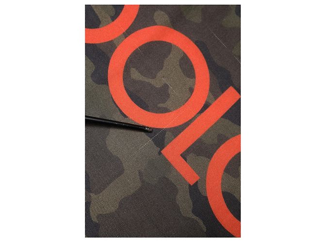 Dolce & Gabbana Sciarpa in cashmere logo camouflage verde x Men - vista 5