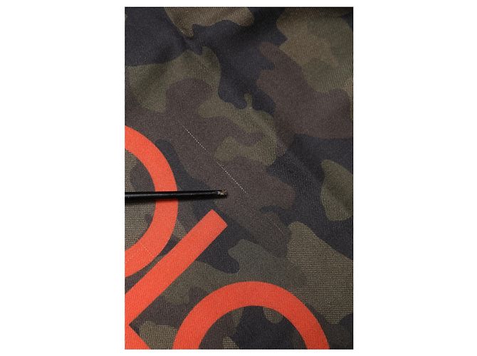 Dolce & Gabbana Sciarpa in cashmere logo camouflage verde x Men - vista 6