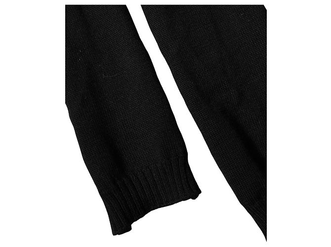 Dolce & Gabbana Foulard in maglia di lana nero x Sciarpa da uomo - vista 2