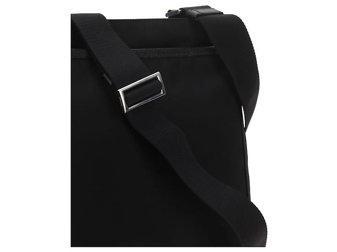 Prada Sac à épaule en nylon noir - vue 4