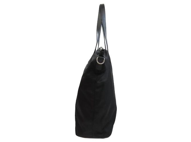 Tote Prada Shopper aus schwarzem Nylon - Ansicht 3
