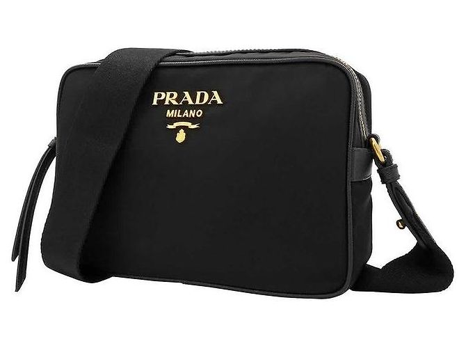 Prada Borsa crossbody in nylon nero - vista 2