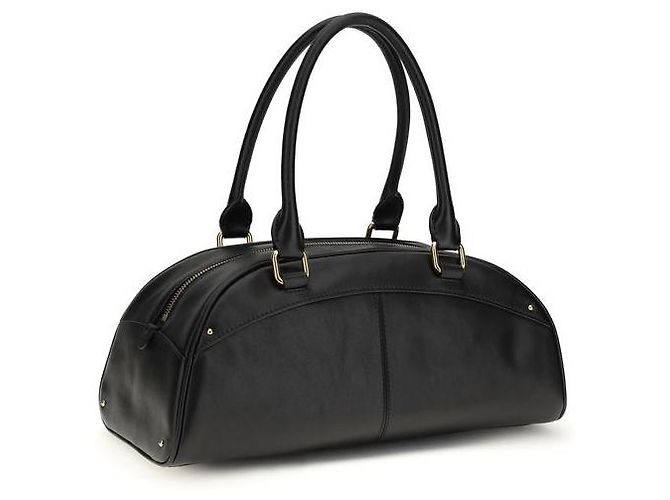 Chloé Borsa Bos Taurus in pelle di vitello nera - vista 3