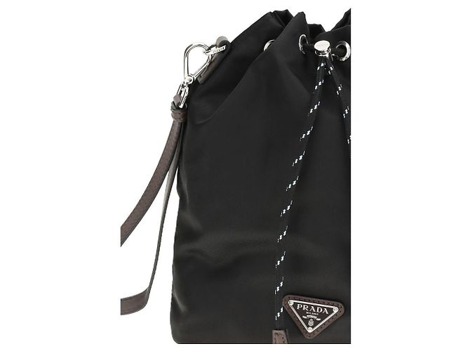 Prada Black Recycled Polyamide Accessories - view 4
