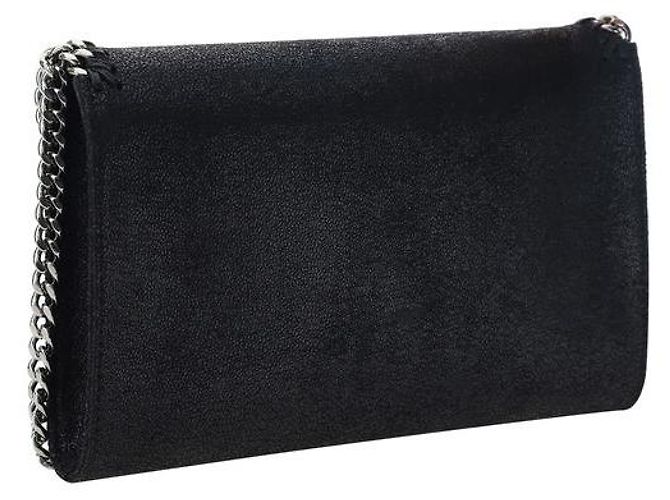 Stella Mc Cartney Borsa a tracolla in poliestere nera - vista 3
