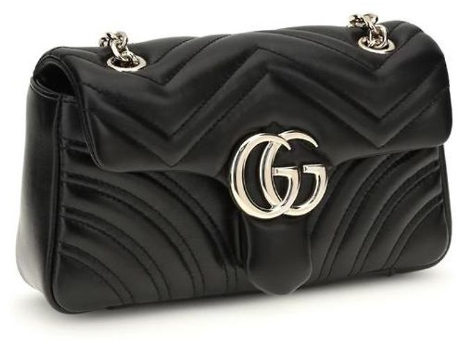 Gucci Borsa Bos Taurus in pelle di vitello nera - vista 2