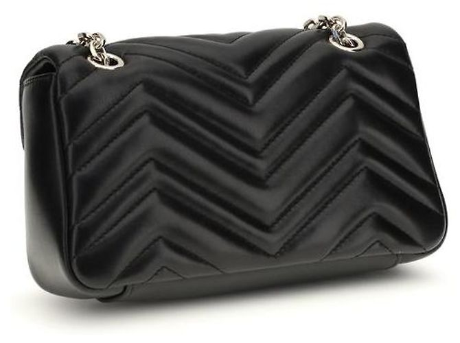 Gucci Borsa Bos Taurus in pelle di vitello nera - vista 3