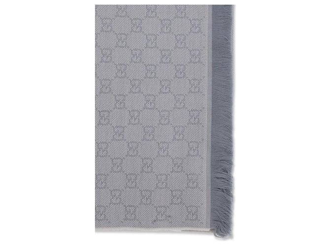 Gucci Bufanda Oves Aries de lana gris - vista 3