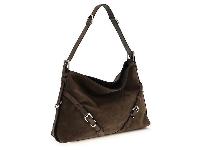 Givenchy Borsa a tracolla Bos Taurus in pelle di vitello nera - vista 2