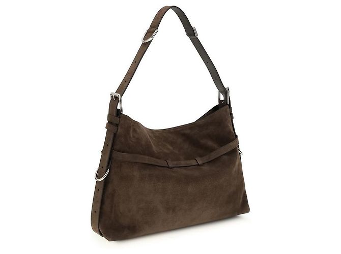 Givenchy Borsa a tracolla Bos Taurus in pelle di vitello nera - vista 3