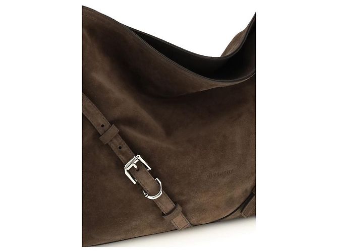 Givenchy Borsa a tracolla Bos Taurus in pelle di vitello nera - vista 4