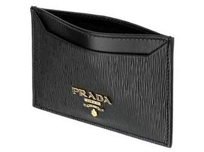 Prada Cartera de piel de becerro negra - vista 2