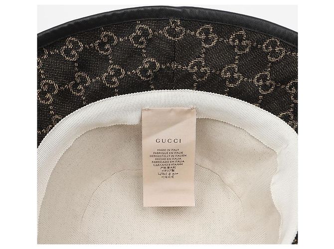 Gucci Denim Bucket Hat Schwarz - Ansicht 5