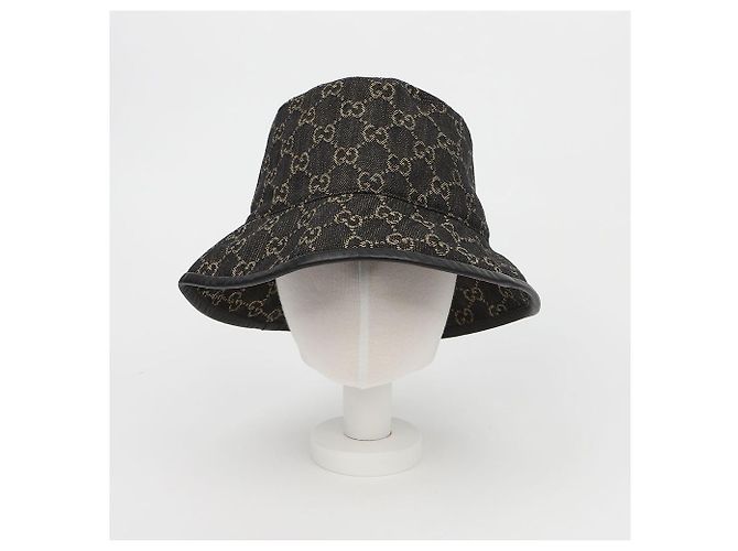 Gucci Denim Bucket Hat Schwarz - Ansicht 6